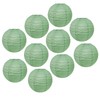 Mudra Crafts Sage Green Paper Lanterns Wedding Party Decorations -