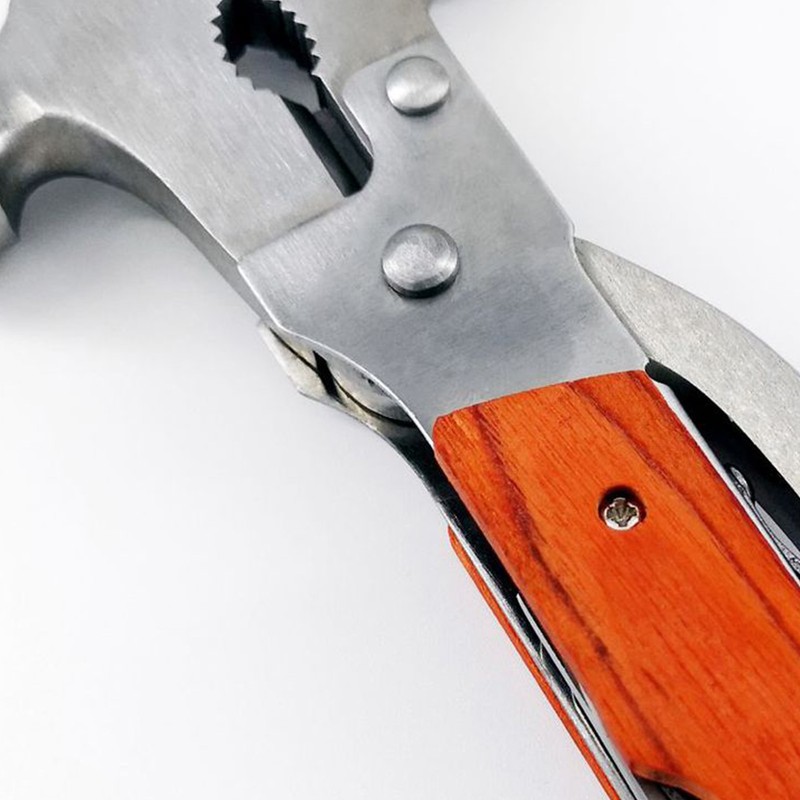 Multitool Hammer Steel Foldable Multipurpose Camping Hammer Multitool for Outdoor