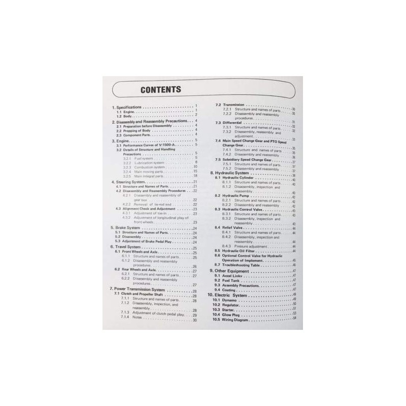 Kubota L285 Tractor Service Repair Manual Technical Shop Book