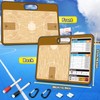 Torlam Magnetic Basketball Coaching Board Basketball Clipboard Dry Erase for