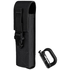 bvya Tactical Molle Flashlight Pouch Holster Case Belt Pouch, Lightweight Molle Pouch Mini Tool Pouch for Tactics Accessory