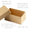 Factory Direct Craft Paper Mache Rectangle Boxes Set of 24