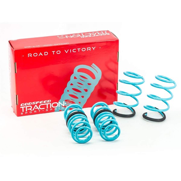 Godspeed LS-TS-VN-0002-A Traction-S Performance Lowering Springs, Reduce Body Roll, Improved