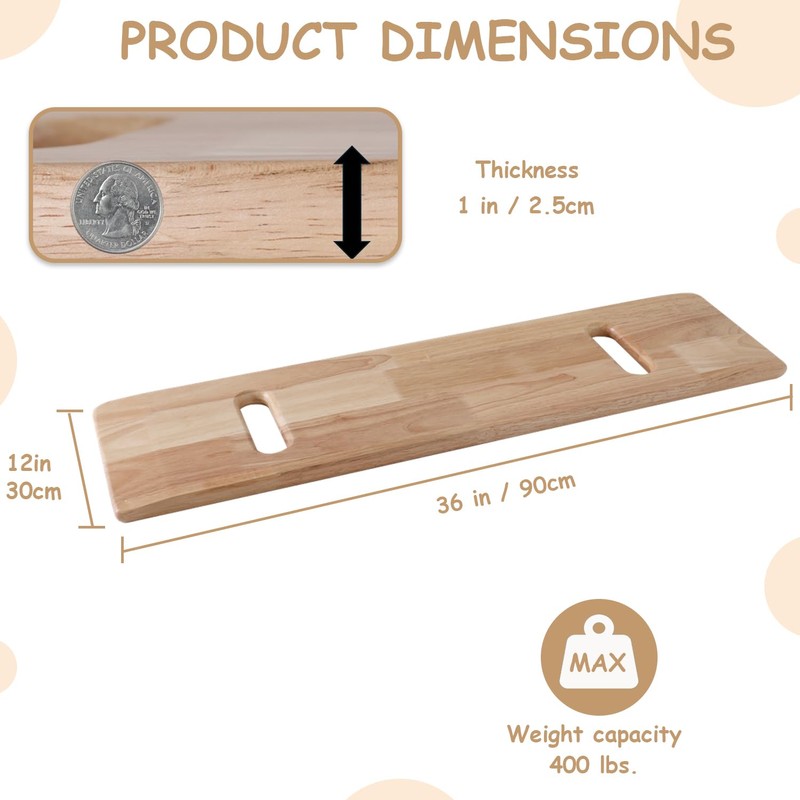 Urby Plus Size Extra Wide and Thick Transfer Board/Slide Board