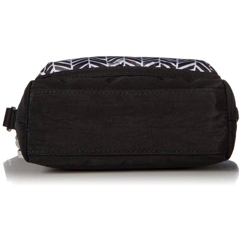 Pocket Medium Crossbody Cross Body, BLACK & GREY CHEVRON, One