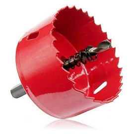 60mm Hole Saw,HSS Bi-Metal Hole Cutter with Pilot Drill Bit,Hole Saw for Wood,Plastic,Drywall,Metal Sheet,Durable & Rust-Resistant for Professional & DIY Use,Precision Drilling Tool