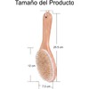 Cepillo Corporal de Bambú para Exfoliación en Seco y Masaje