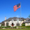 Flag Pole Sleeve 20ft 25ft Aluminum Hanging Display Accessory for
