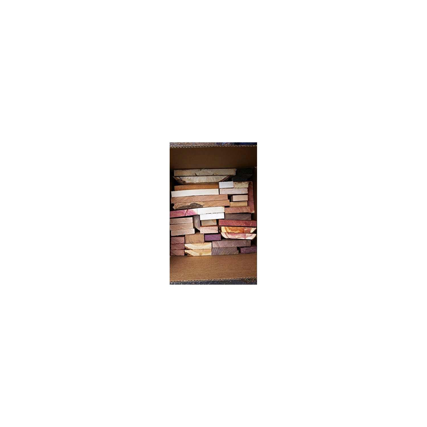 Large box full of board cut-offs. Scrap boards, and lumber ends. Scrap ...