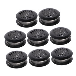 COHEALI 8Pcs Round Air Vent Holes for Cabinets Wardrobe Vent Covers with Breathable Design Easy Installation for Efficient Air Circulation and Odorless Environment