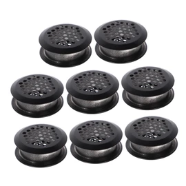 COHEALI 8Pcs Round Air Vent Holes for Cabinets Wardrobe Vent Covers with Breathable Design Easy Installation for Efficient Air Circulation and Odorless Environment