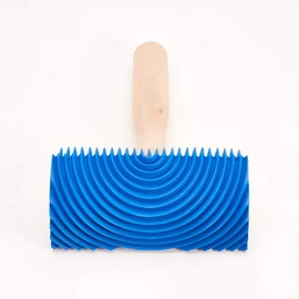 Utoolmart Wood Graining Painting Tool, Art Paint Rubber Wood Graining DIY Tool, for Wall Painting Decoration DIY, MS19A Set, Blue, 1 Pcs