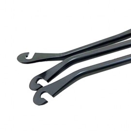 JZK 3x Ultra Strong Bicycle Tyre Lever, Metal Bike Tyre Spoon Changing Tool, Portable Bike Tire Removal Repair Tool, for MTB Mountain Road Bike Tires Repairing Replace
