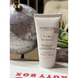 SYMBIOSIS Rose + AHA Glycolic Acid Rejuvenating Exfoliator 1.69 oz 50ml ~ NEW B3