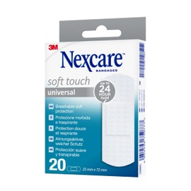 Nexcare Universal Soft Touch Plasters, 25 mm x 72 mm, 20/Pack