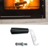 yuksok Fireplace Door Handle Parts High Temperature Resistance, Sturdy Fireplace