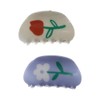 2 Pcs Elegant Flower Hair Claw Clips for Women Girls