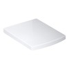Woodbridge Toilet Seat with Cover, White, Slow-Close, Quick-Release for Easy