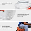 SEAFLO Waterproof Storage Bins with Lid for Marine, RV, Storage,
