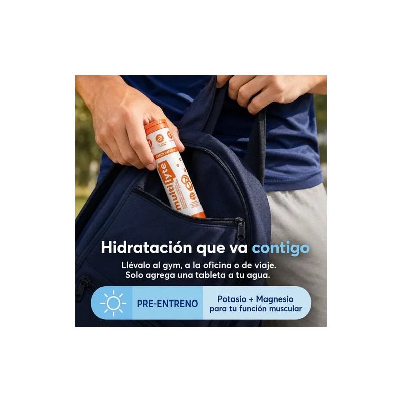 Electrolitos Sin Azúcar Con Magnesio | Multilyte 60 Tabs