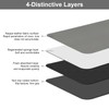Bath Mat Super Absorbent Bathroom Mat, Rubber Non-Slip Ultra Thin