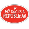 Prismatix Decal Cat and Dog Magnets, My Dog is Republican