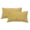 Kissenbezüge, 30 x 50 cm, Beige, einfarbig, Baumwolle und Polyester,