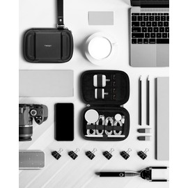 Spigen Rugged Armor Pro Cable Organizer Travel Pouch - Black