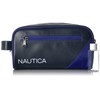 Nautica Men's Top Zip Travel Kit Toiletry Bag Organizer Packing,