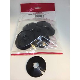 Talon 15mm Pipe Collar Cover Black Pack of 10 PCB15