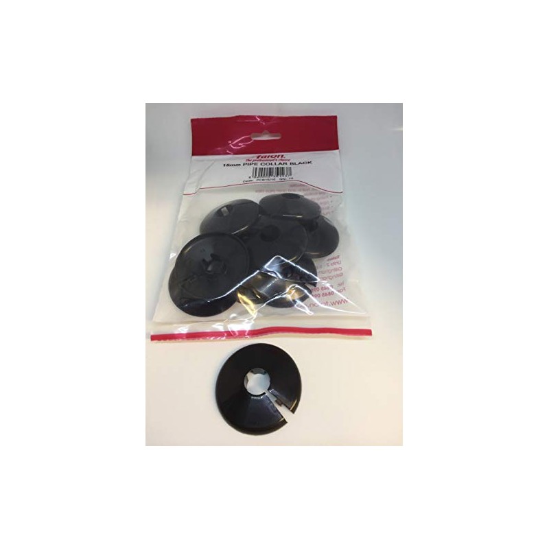 Talon 15mm Pipe Collar Cover Black Pack of 10 PCB15