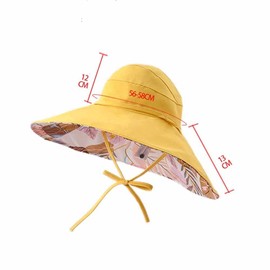GeorgeX Sombrero de Visera para Mujer con Protección UV Parte Superior Vacía Sombrero para el Sol con ala Ancha y Cola de Caballo para Verano, Viajes, Playa (Caqui)