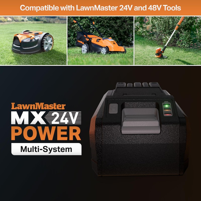 LawnMaster 24LB4005-CN 24V 4.0Ah Battery Suit 24V / 48V Cordless