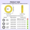 loooghom 16Pcs Luggage Wheel Covers,Silicone Suitcase Cover for 2-2.4'' Spinner