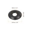 uxcell 50Pcs Cup Washer Countersunk, Iron Black Countersunk Finish Washers