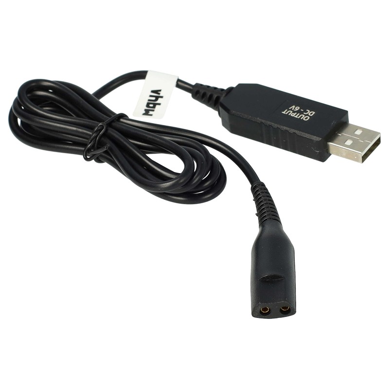 vhbw Charging Cable Compatible with Braun Multi Grooming Kit MGK