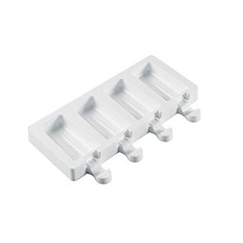 Silikomart Vintage ice Cream Mould, Silicone, White, 24 x 11.5 h 3.3 cm
