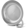 normani Outdoor Stainless Steel Bowl with Handle – Rustproof, Food-Safe,