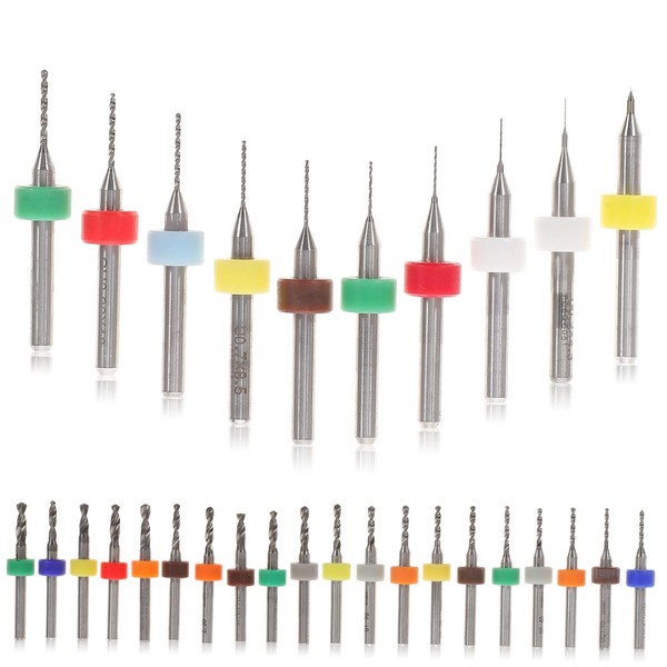 Mobestech 30pcs Drill Bit Jewelry PCB Circuit Board Engraving Tungsten