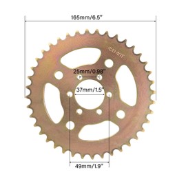 # 40 41 420 40T Rear Chain 6 Hole Sprocket for Coleman CT100U CC100X Mega Moto MMB80 105 Baja Doodle Bug DB30 Motovox MBX10 Mini Bike Go Kart Parts
