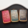 SANRILY Golden-edge TPU Key Fob Cover for Land Range Rover