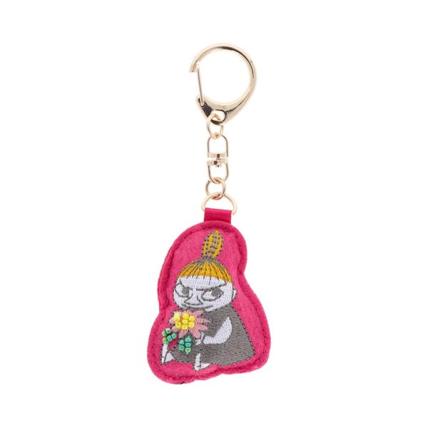 Sunstar Stationery S8347662 Moomin Keychain, Embroidery, 24 Summer Little My,