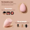8kit De Esponja Para Maquillaje Con Brochas Kabuki Para Base