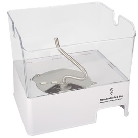 ColleRain WPW10347093 Refrigerator Ice Container Compatible with Whirlpool Ice Maker Replacement, W10347093 Ice Bucket Assembly for Whirlpool Refrigerator