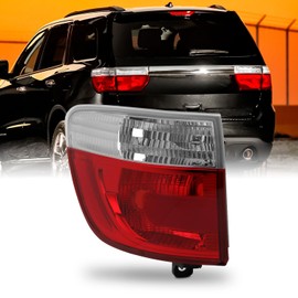 AKKON - Fits 2011 2012 2013 Dodge Durango Tail Light Brake Lamp Outer Driver Left Side Replacement 11 12 13