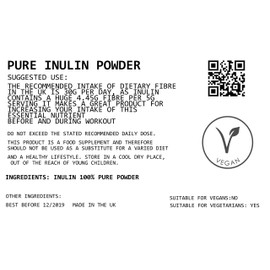 Pure Inulin Fiber Power, 100 g, 85 % Ballaststoffe pro Portion