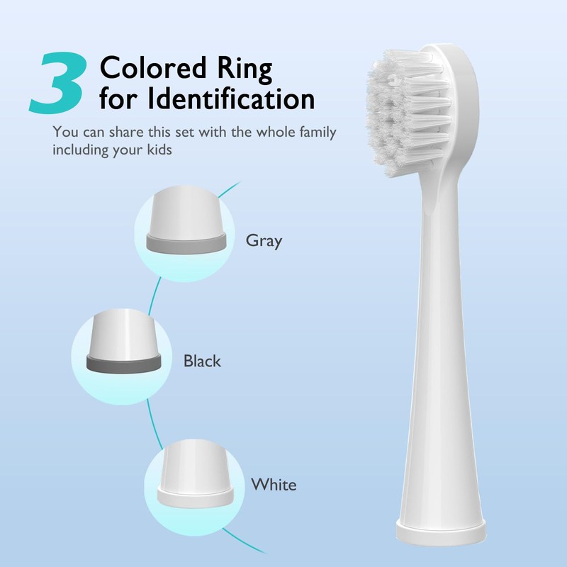 Replacement Brush Heads for Waterpik Sonic Fusion 2.0 - Flossing