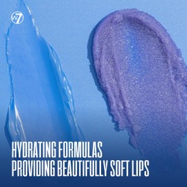 W7 W7 Sweet Dreams Lip Scrub & Overnight Lip Mask Duo - 2 Piece Gift Set - Blueberry Flavour - Exfoliate, Condition, Soothe & Hydrate