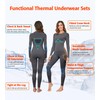 ATTRACO Womens Thermal Underwear Set Long Johns Base Layer Thermals