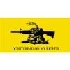 RFCO Gadsden Don't Tread on Me My Rights Decal Vinyl Bumper Sticker (3.75"x7.5")